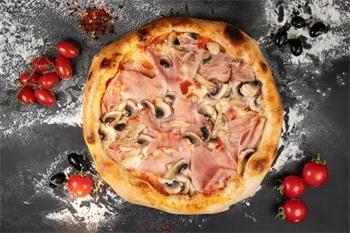 PIZZA PROSCIUTTP E FUNGI